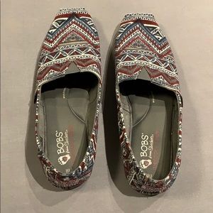 Skechers Bobs Geometric Pattern Slip-on Flats